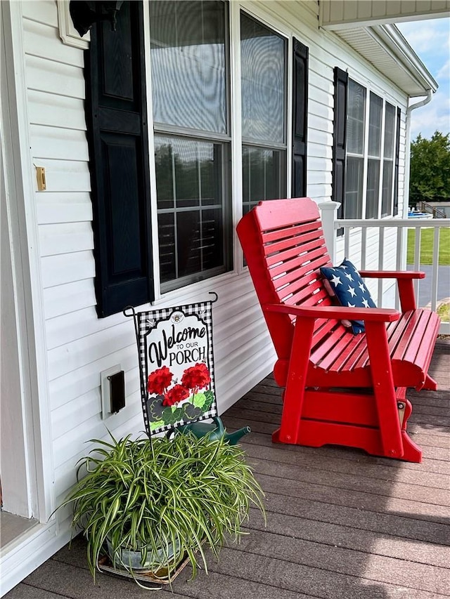 view of deck