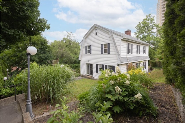 view of rear view of property