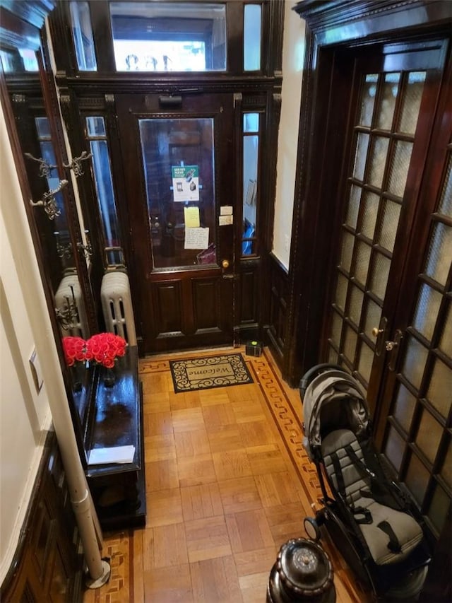 view of doorway to outside