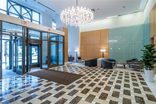 175 Huguenot St Unit 1607, New Rochelle, NY 10801 - common area with a towering ceiling