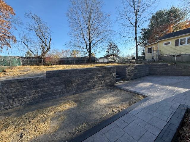 view of yard featuring a patio