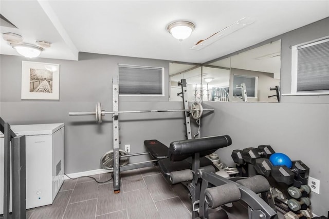 view of workout room