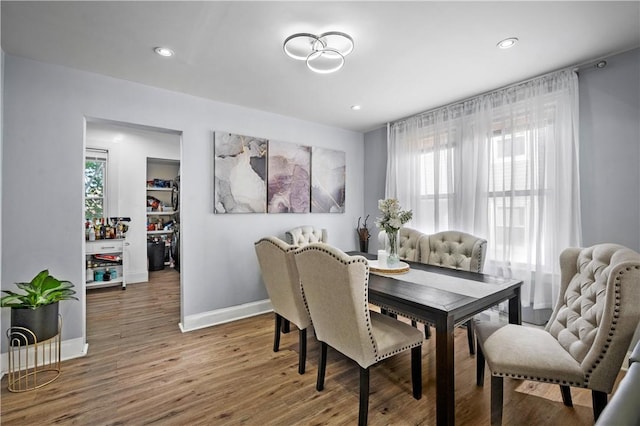 3026 Kingsland Ave, Bronx, NY 10469 - dining area with hardwood / wood-style flooring
