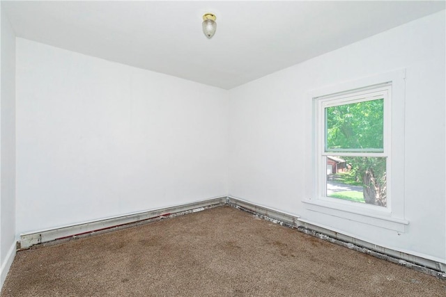 unfurnished room with carpet