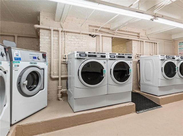 laundry area with washer and clothes dryer