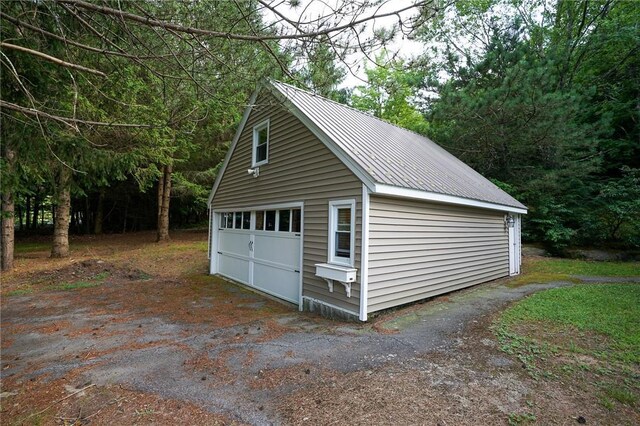 437 Lindholm Rd, Fallsburg, NY 12747 - view of detached garage
