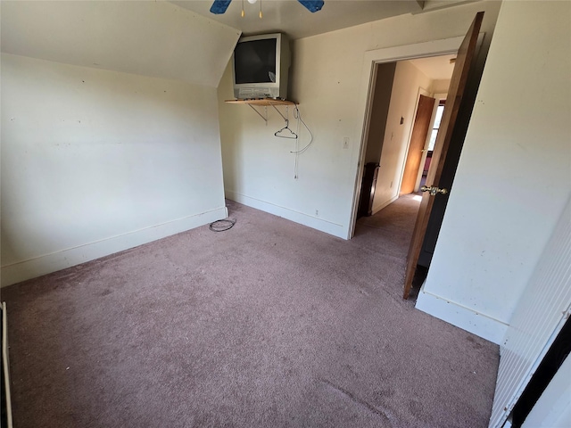 275-277 State Route 17b, Monticello, NY 12701 - unfurnished room with carpet floors, a ceiling fan, and baseboards
