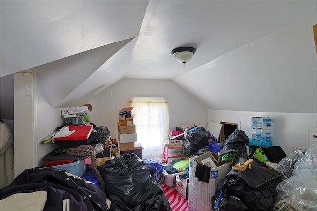 bonus room featuring lofted ceiling