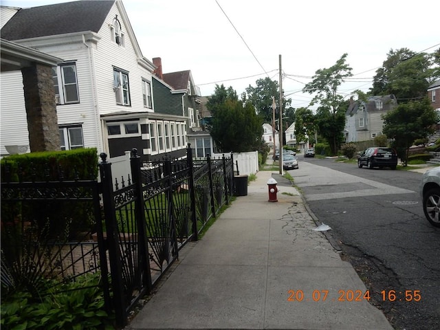 view of street