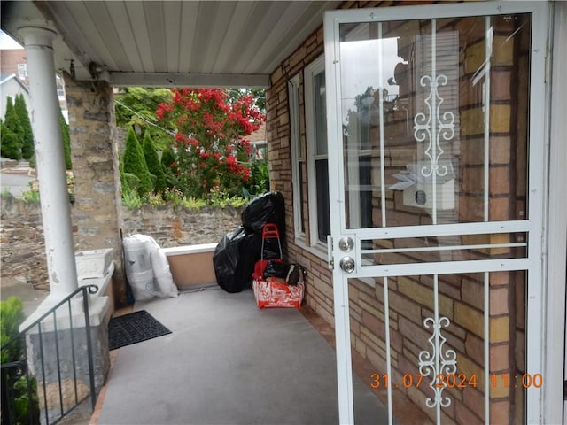 view of patio / terrace featuring a porch