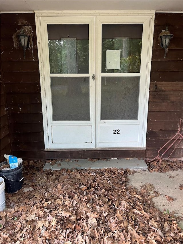 details with french doors