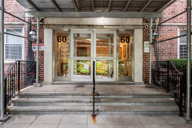 view of entrance to property