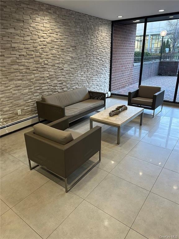 view of community lobby