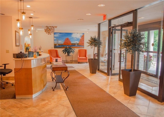 160 Academy St Unit 9L, Poughkeepsie, NY 12401 - welcome area featuring recessed lighting