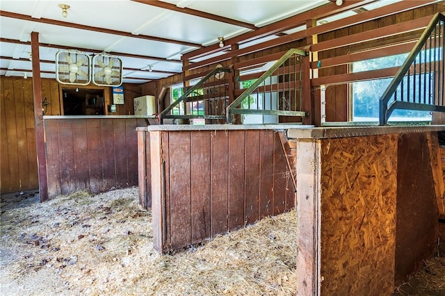 view of horse barn