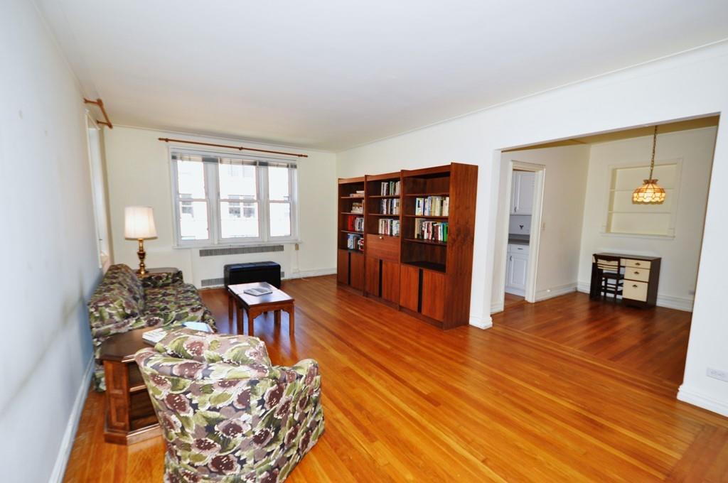 living area featuring wood-type flooring