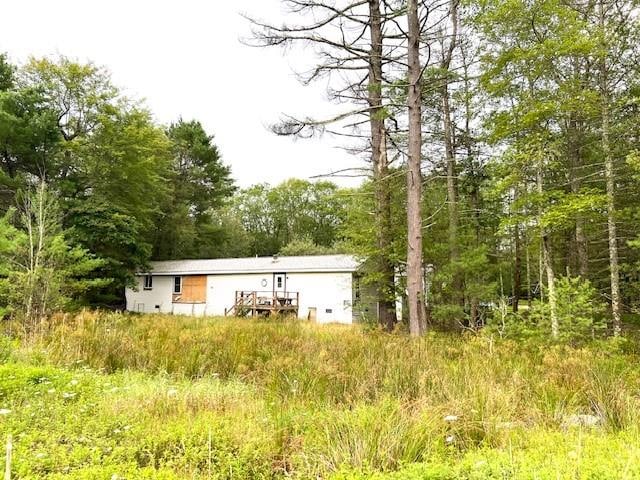 view of rear view of property