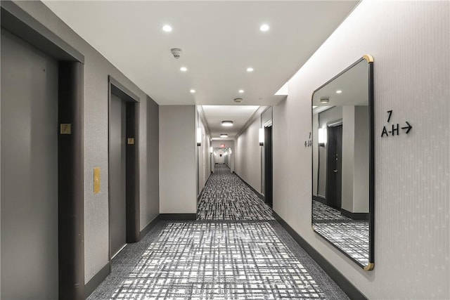 hallway with elevator