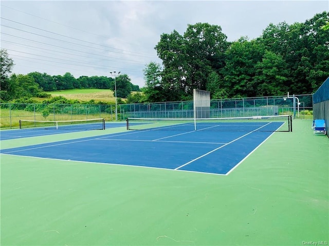 view of sport court with basketball court