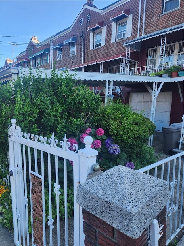 exterior space with a balcony