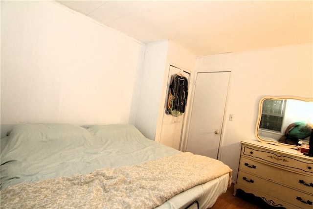 bedroom featuring a closet