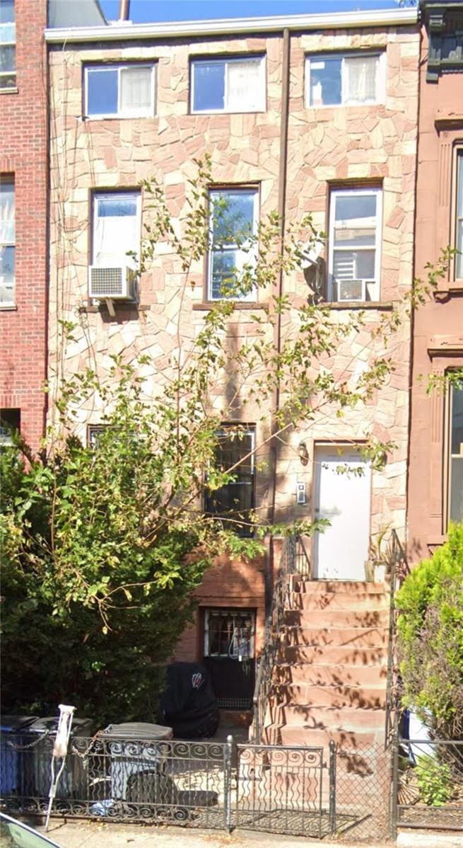863A Lafayette Ave, Brooklyn, NY 11221 - view of front of property featuring cooling unit