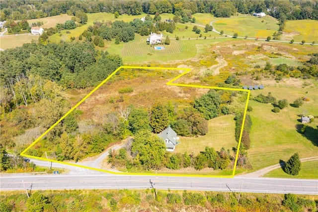 4 Angels Crst, Red Hook, NY 12571 - view of rural area with property boundaries highlighted
