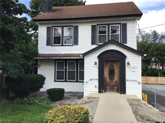 view of front of house