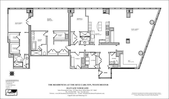 1 Renaissance Sq Unit Ph2Bc, White Plains, NY 10601 - floor plan / room layout