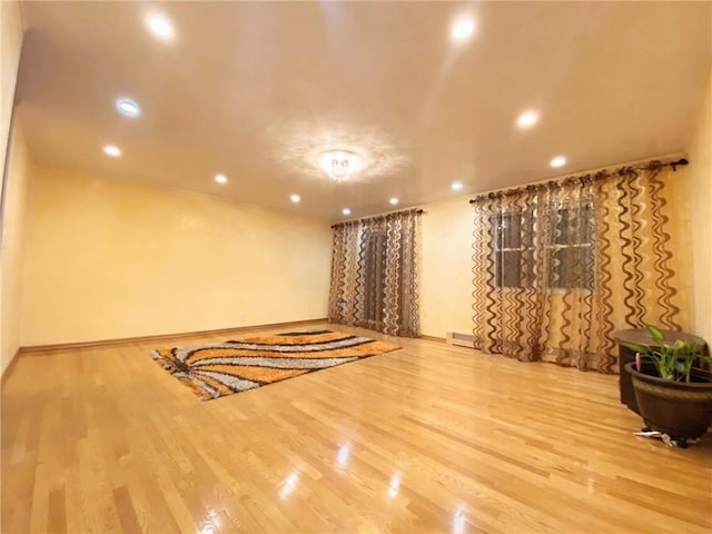 interior space featuring hardwood / wood-style flooring