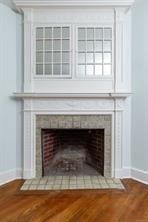 room details with wood-type flooring