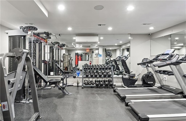 view of exercise room