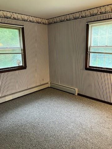 empty room featuring carpet flooring