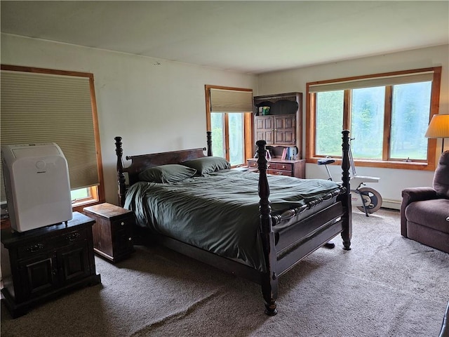 bedroom featuring carpet floors