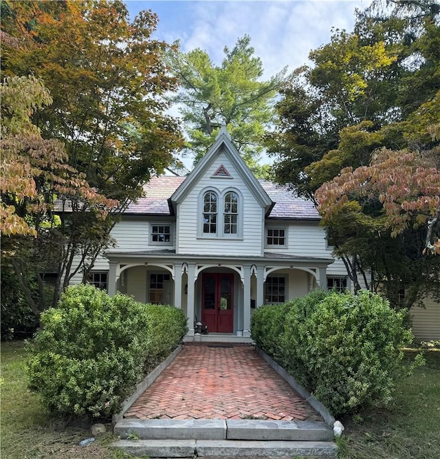 victorian house with covered porch