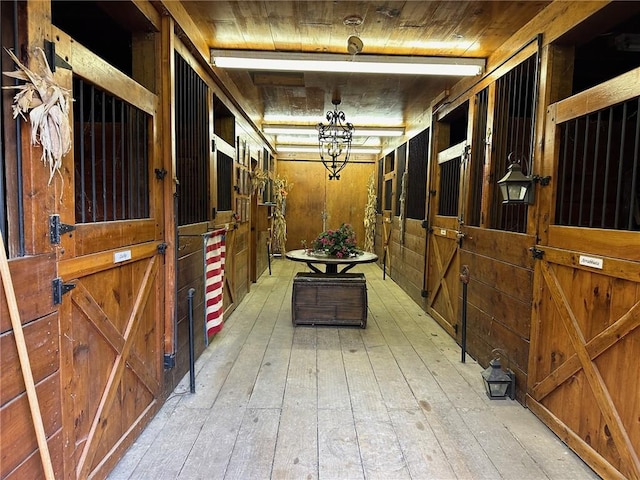 view of stable