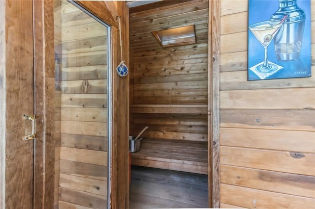 view of sauna / steam room