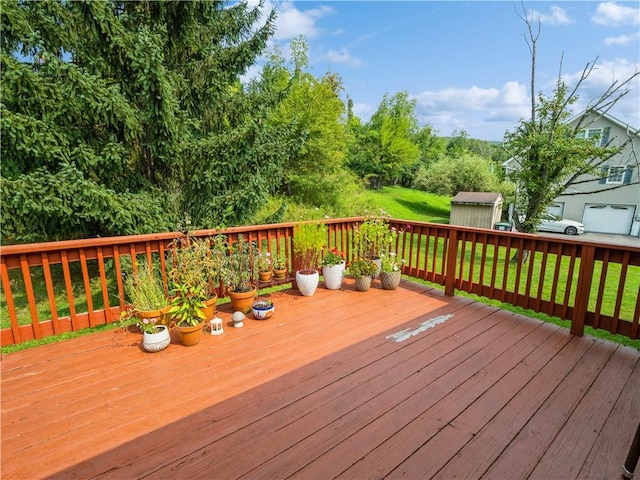 view of deck