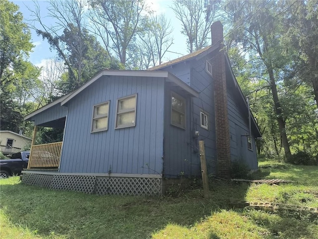 1131 County Route 31, Glen Spey, NY 12737 - view of home's exterior featuring a chimney