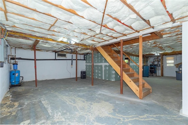 view of basement