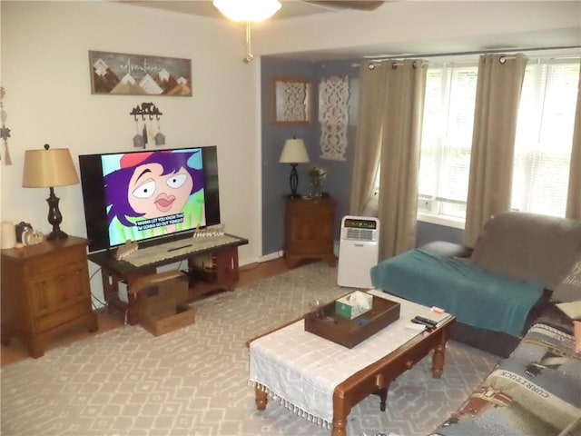 view of living area