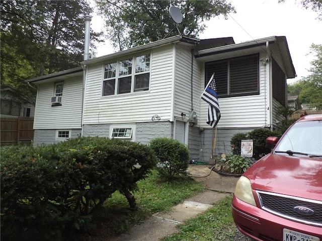 view of property exterior featuring cooling unit