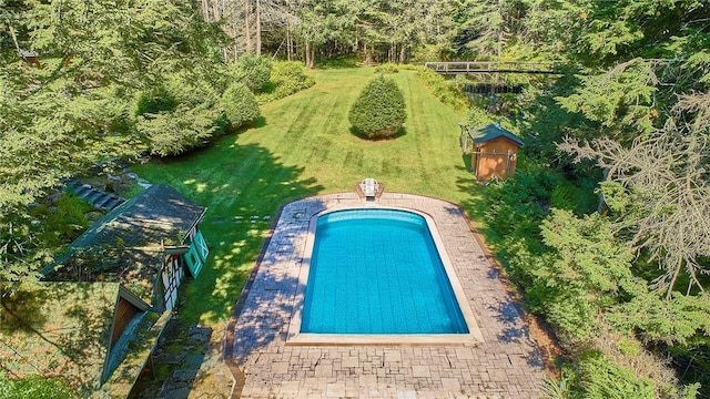 432 Black Forest Rd, Glen Spey, NY 12737 - outdoor pool with a lawn