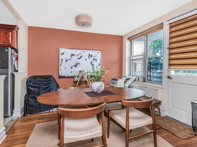 3201 Grand Concourse Unit 2E, Bronx, NY 10468 - dining area with light wood-type flooring