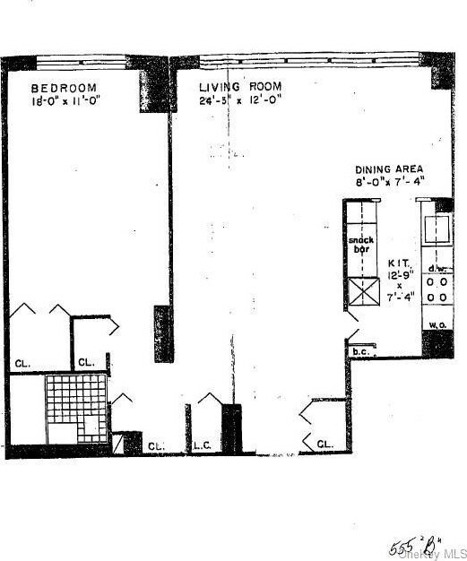 555 Kappock St Unit 11B, Bronx, NY 10463 - view of floor plan / room layout