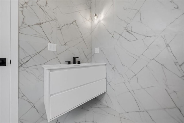 3 Forshee St, Monroe, NY 10950 - bathroom with vanity and marble finish floors