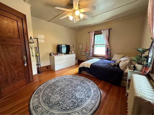 interior space with ceiling fan and wood ceiling