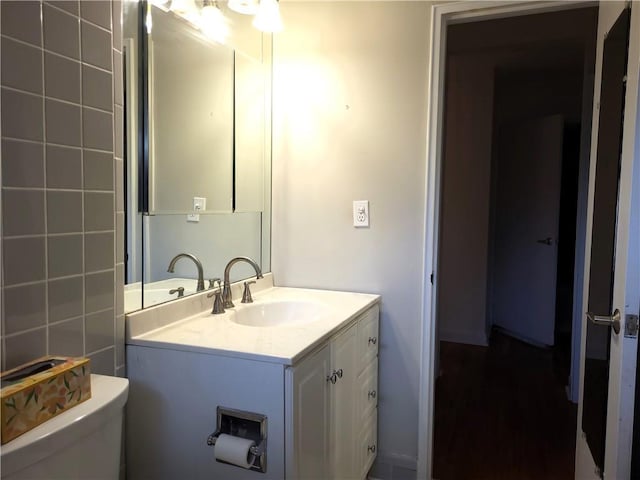 861 Palisade Ave Unit 2D, Yonkers, NY 10703 - bathroom with vanity and toilet