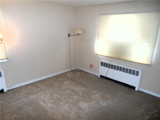 861 Palisade Ave Unit 2D, Yonkers, NY 10703 - carpeted spare room featuring radiator heating unit and baseboards