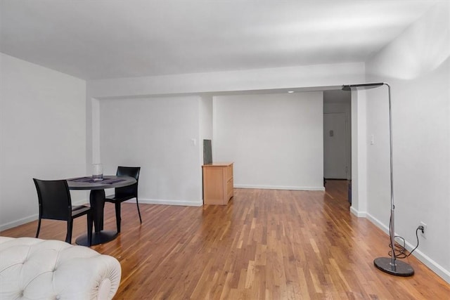 dining room featuring light hardwood / wood-style flooring